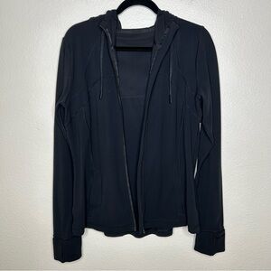 Lululemon Hooded Define Jacket *Nulu Black 14 *missing front zipper*